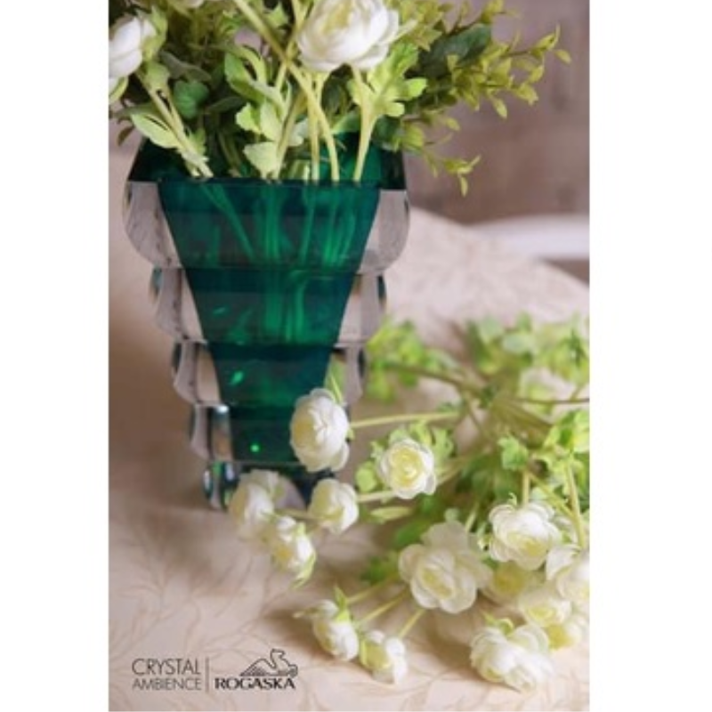 Lọ Hoa Pha Lê Rogaska Adria, Bình Cắm Hoa Đẹp, Lọ Cắm Hoa Thủy Tinh Đẹp, Cao 25cm, Nhập Đức