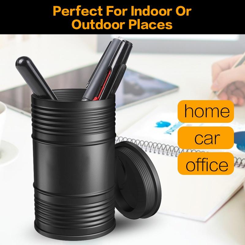 Gạt Tàn Thuốc / Gạt Tàn Ô Tô / Đồ Gạt Tàn Thuốc / Khay Gạt Tàn Bằng Hợp Kim Nhôm Có Nắp Đậy