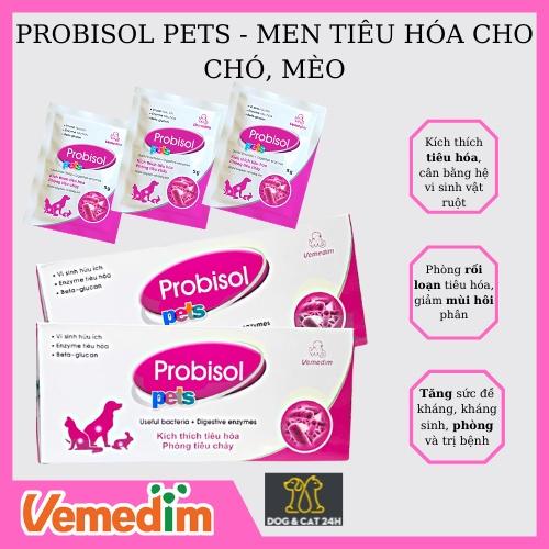 MEN TIÊU HÓA CHO CHÓ, MÈO - PROBISOL PETS 5g