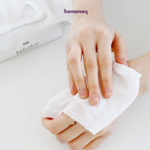 Combo 10 gói khăn giấy ướt có thể tan được trong nước Duri an toàn cho bé