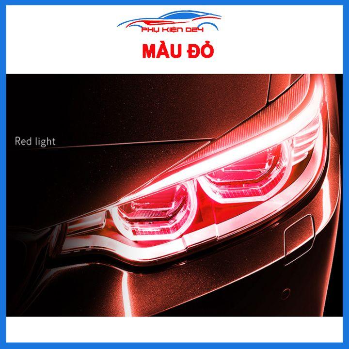 Bộ 2 Đèn Led Mí Led Audi Dán Đèn Xe Xi Nhan Nháy Đuổi 30/45/60Cm Nhiều Màu