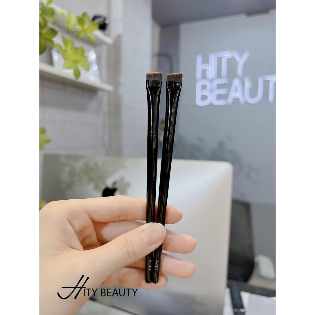 Cọ tém xéo vẽ chân mày, kẻ eyeliner A101, A102 viền mắt cho makeup trang điểm chuyên nghiệp - Hity Beauty