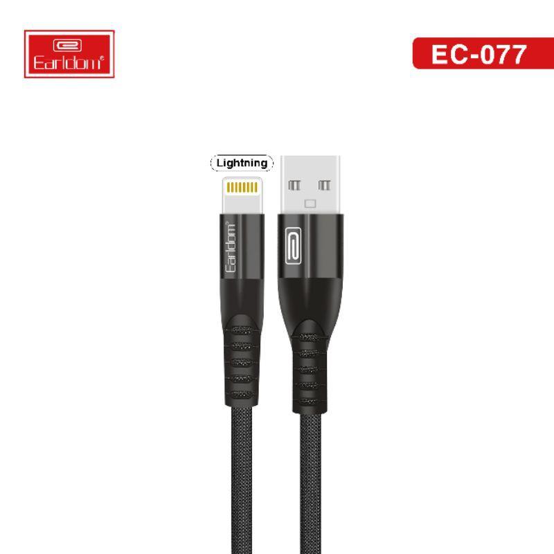 Cáp Sạc Dù EC-077 ( Sạc Nhanh 3A)Tích hợp 3 cổng Type C, Micro,..