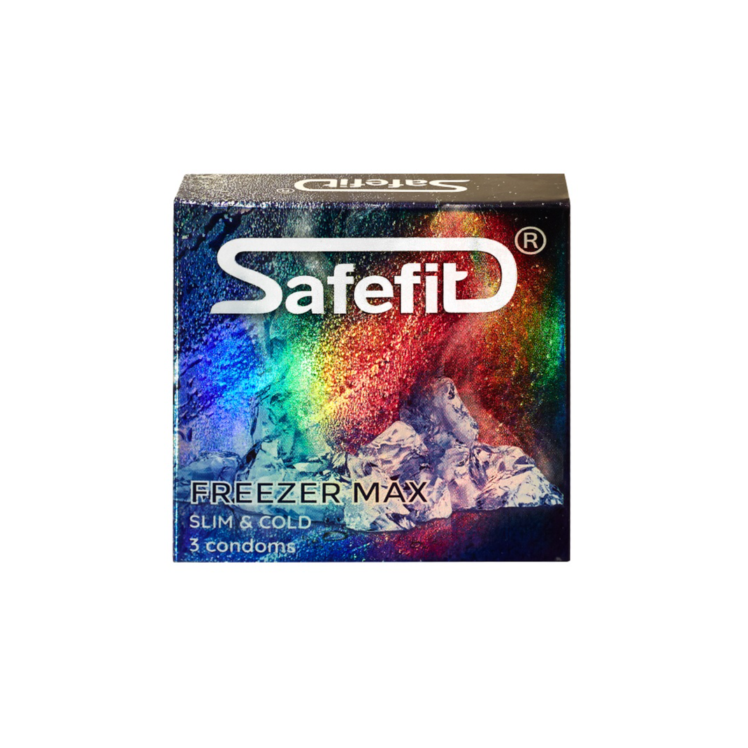 Bao cao su mát lạnh Safefit Freezer Max - hộp 3 chiếc