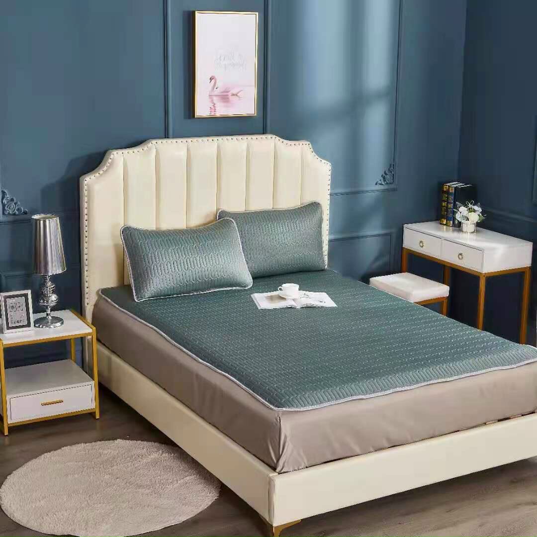 Chiếu điều hòa Tencel latex cao cấp - tặng kèm 2 vỏ gối 50x70cm