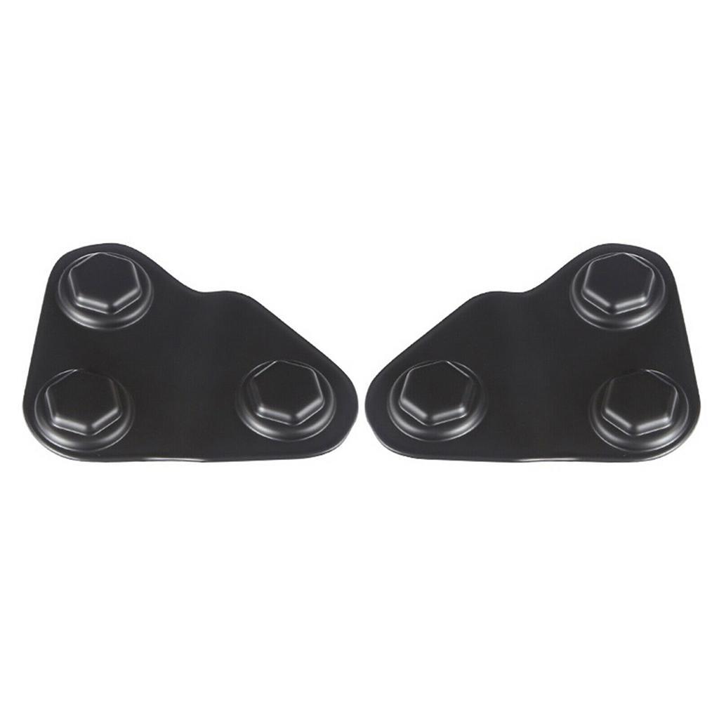 2xCar Door Lock Screw Protector Cover Caps For Jeep Wrangler JL 2018-2020