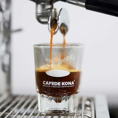 Ly thủy tinh espresso test shot 50ml chuyên dụng siêu dày trong suốt có vạch đong CAFE DE KONA