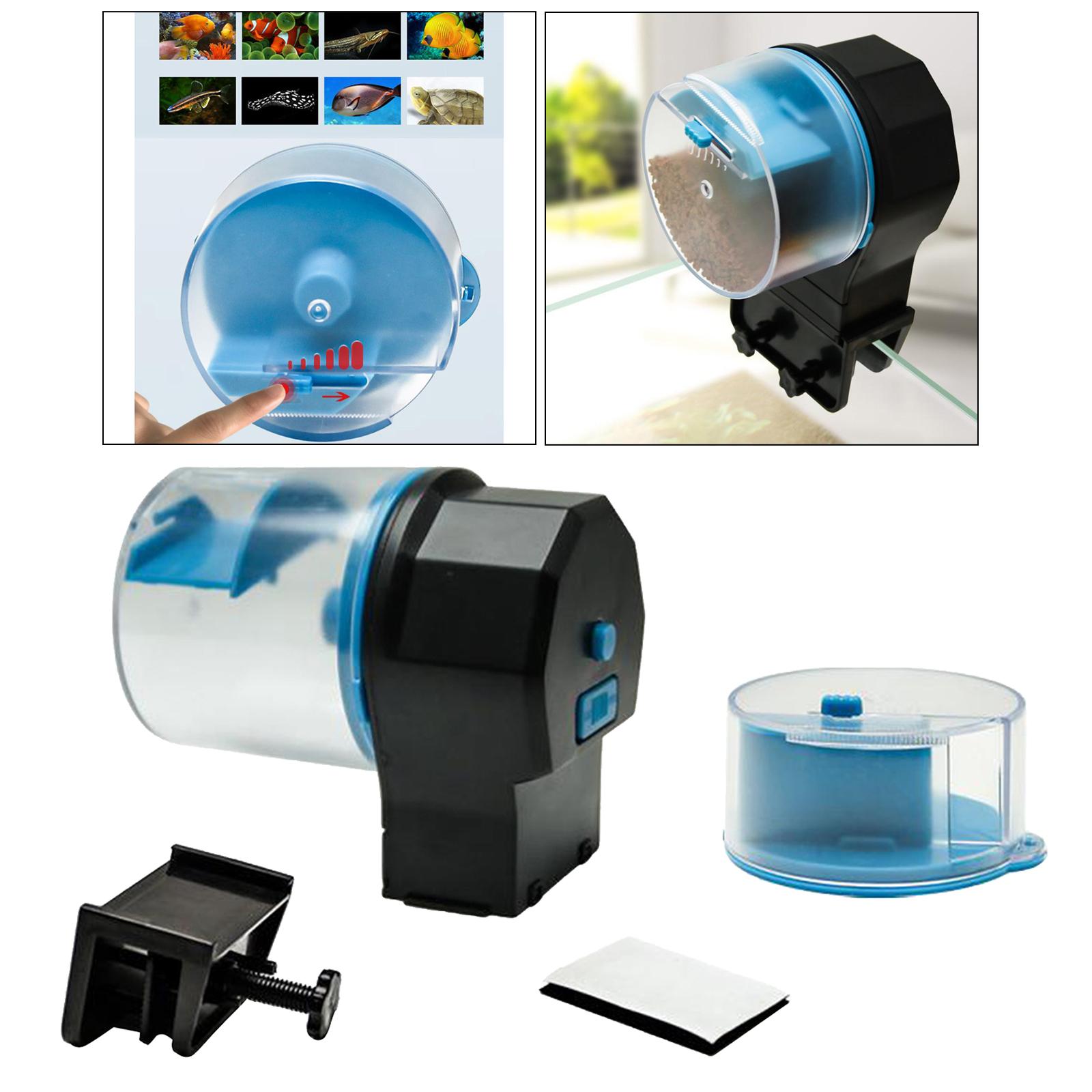 Automatic Fishing Feeder, Aquarium Tank Timer Auto Feeder with 2 Feed Box for Aquarium or Fishing Tank, Manual Feed Available