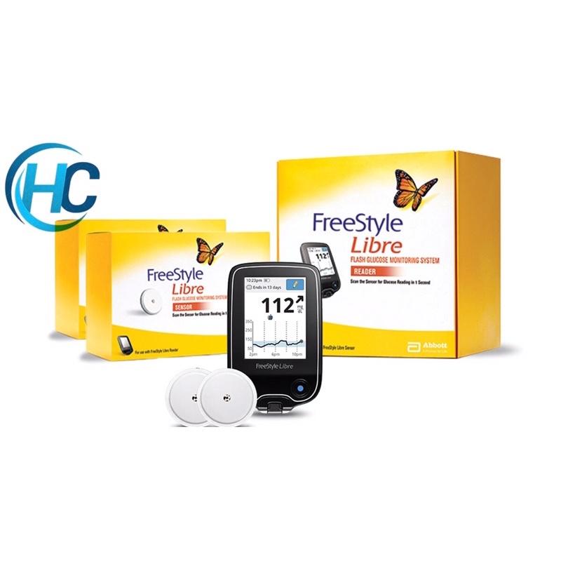 Bộ máy đo đường huyết không chích máu FreeStyle Libre, gồm đầu đọc cầm tay và cảm biến đo (1reader+1sensor)
