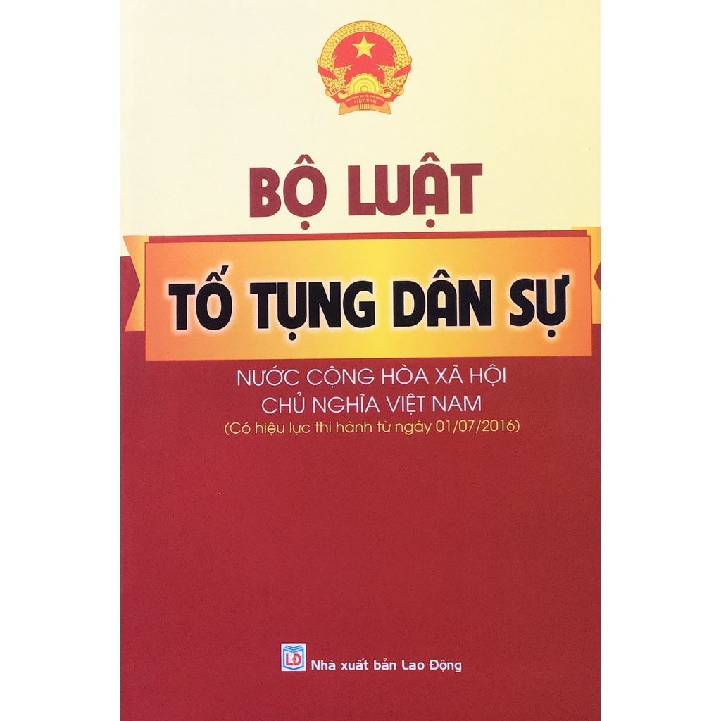 Bộ Luật Tố Tụng Dân Sự nước CH XHCN Việt Nam (Có hiệu lực thi hành từ ngày 01/07/2016) - Ndbooks