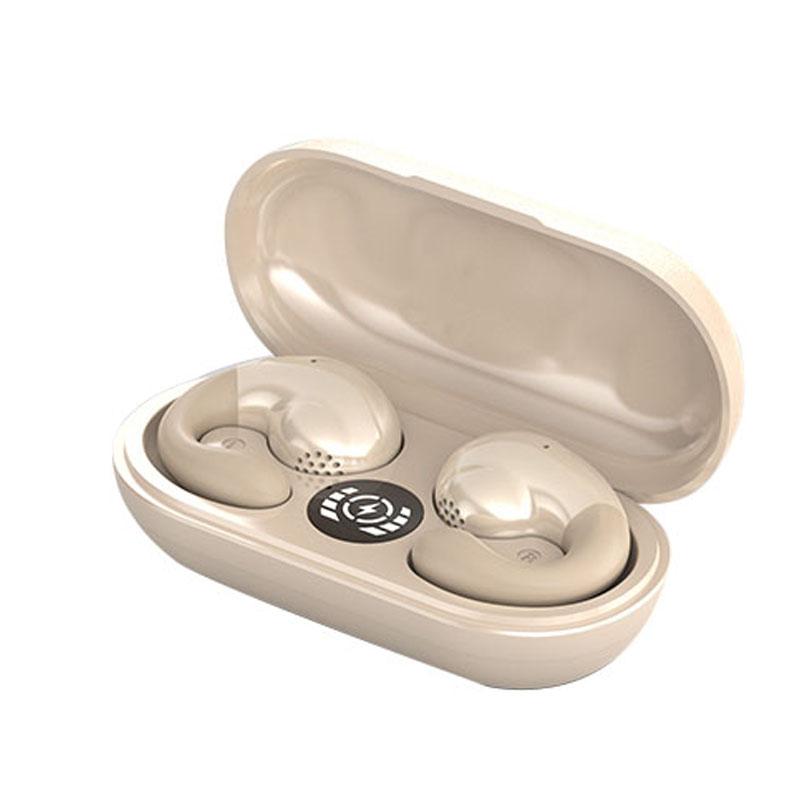 T20B Dây dẫn xương Bluetooth 5.3 tai nghe tai tai tai nghe không dây với Mic Gall Touch Control Tai nghe thể thao