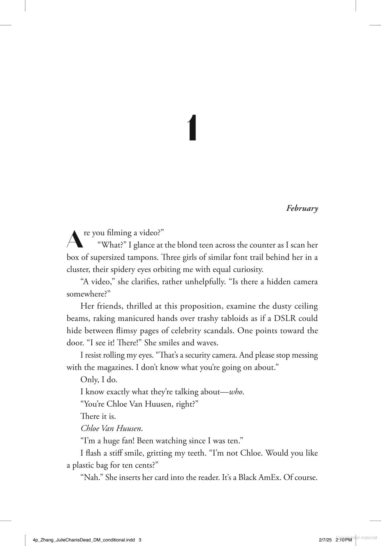 Sách ngoại văn: Julie Chan Is Dead