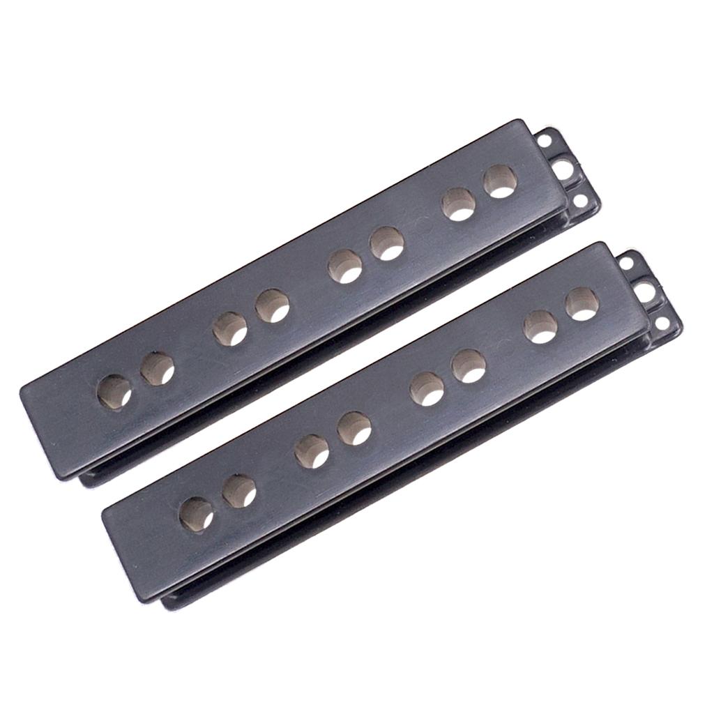 Pack of 2 Open Jazz Bass Pickup Covers Neck&Bridge for JB Bass Guitar Parts