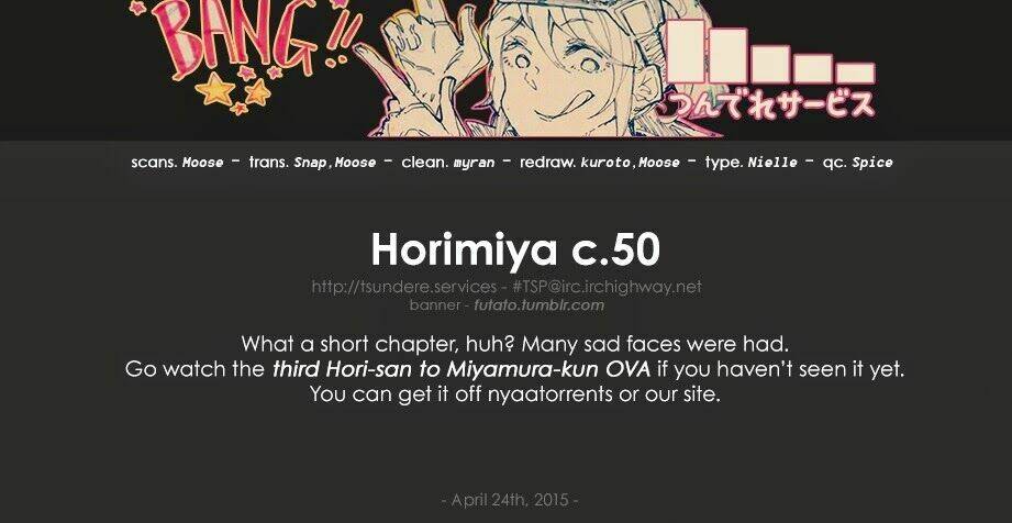 chuyện của hori và miyamura chapter 50 18