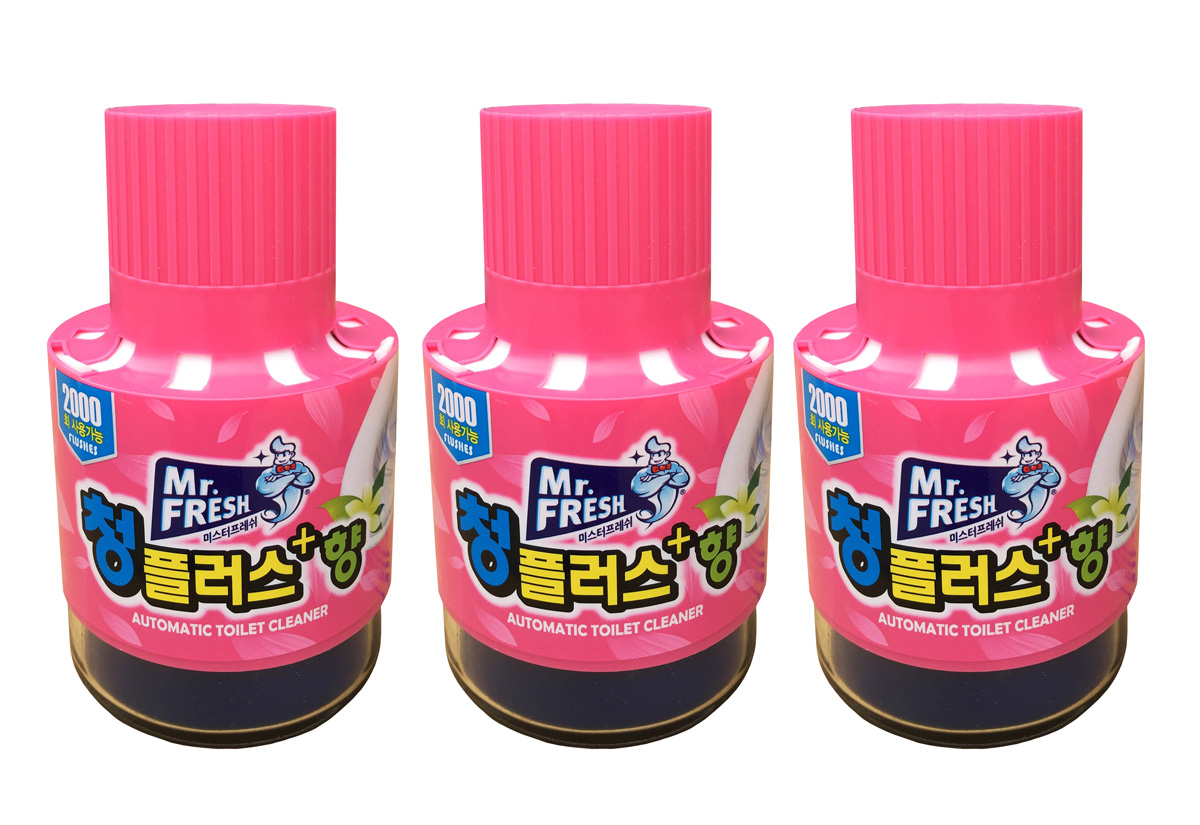 Combo 5 chai tẩy diệt khuẩn bồn cầu, toilet hương hoa ly Mr.Fresh Korea 180g