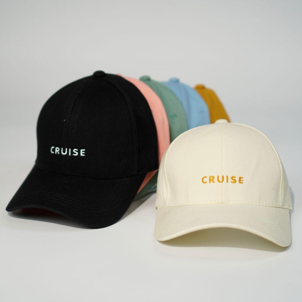 Mũ lưỡi trai ️ Nón kết thêu chữ CRUISE chất kaki cao cấp form unisex nam nữ N17