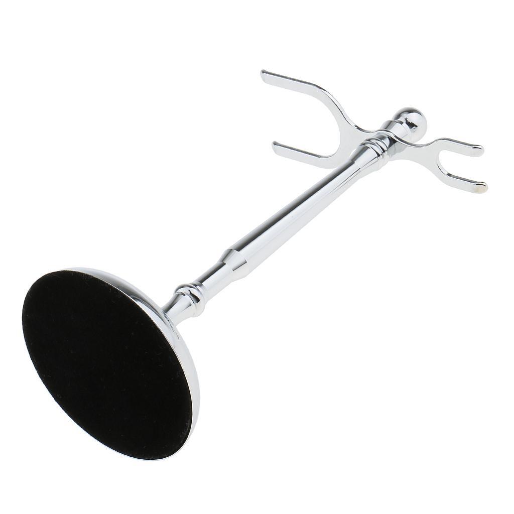 Removable Alloy Double Edge Men's Shaving Brush Straight Holder Stand Razors