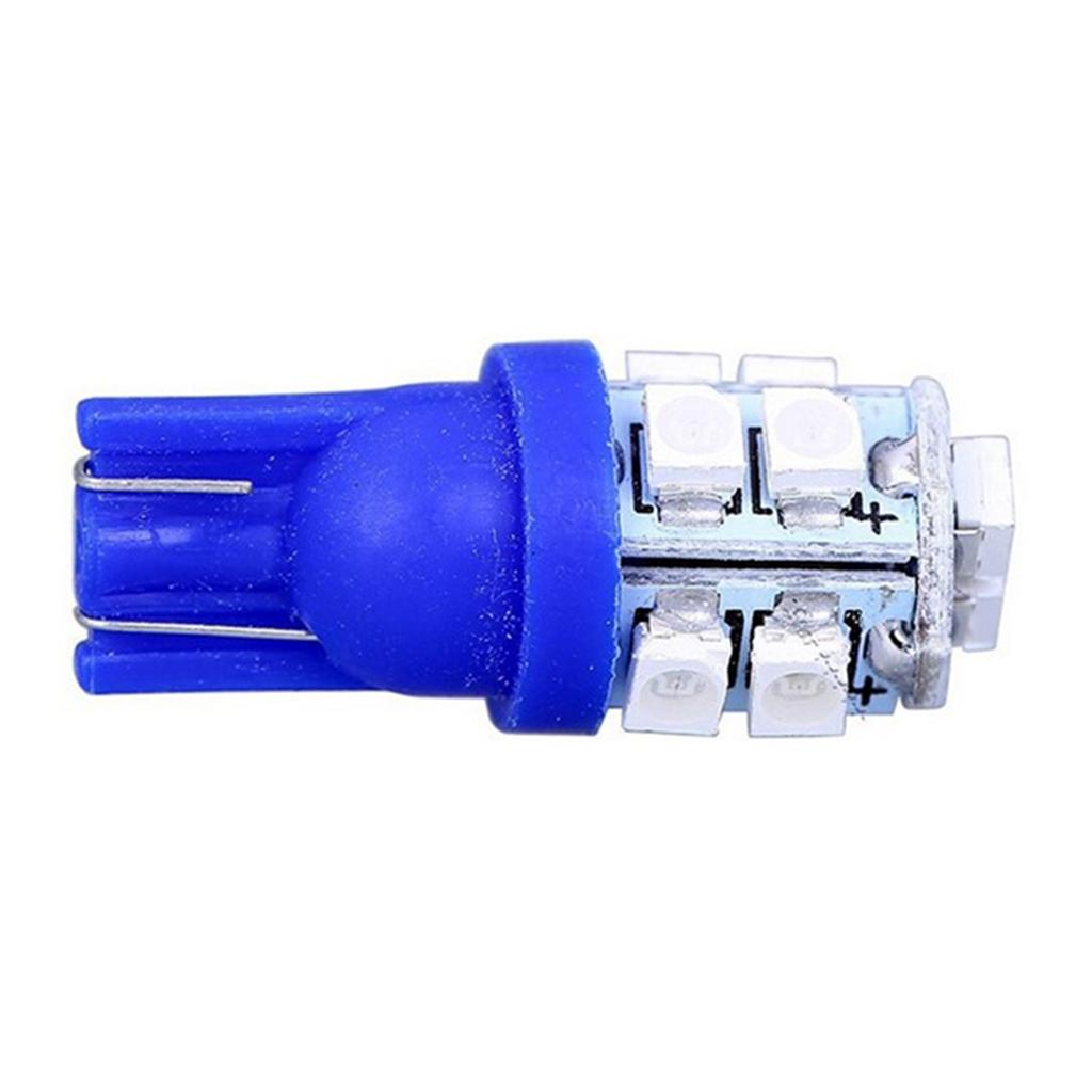 10 Pieces T10-3528-10SMD Ice Blue LED Wedge License Plate Light Bulbs