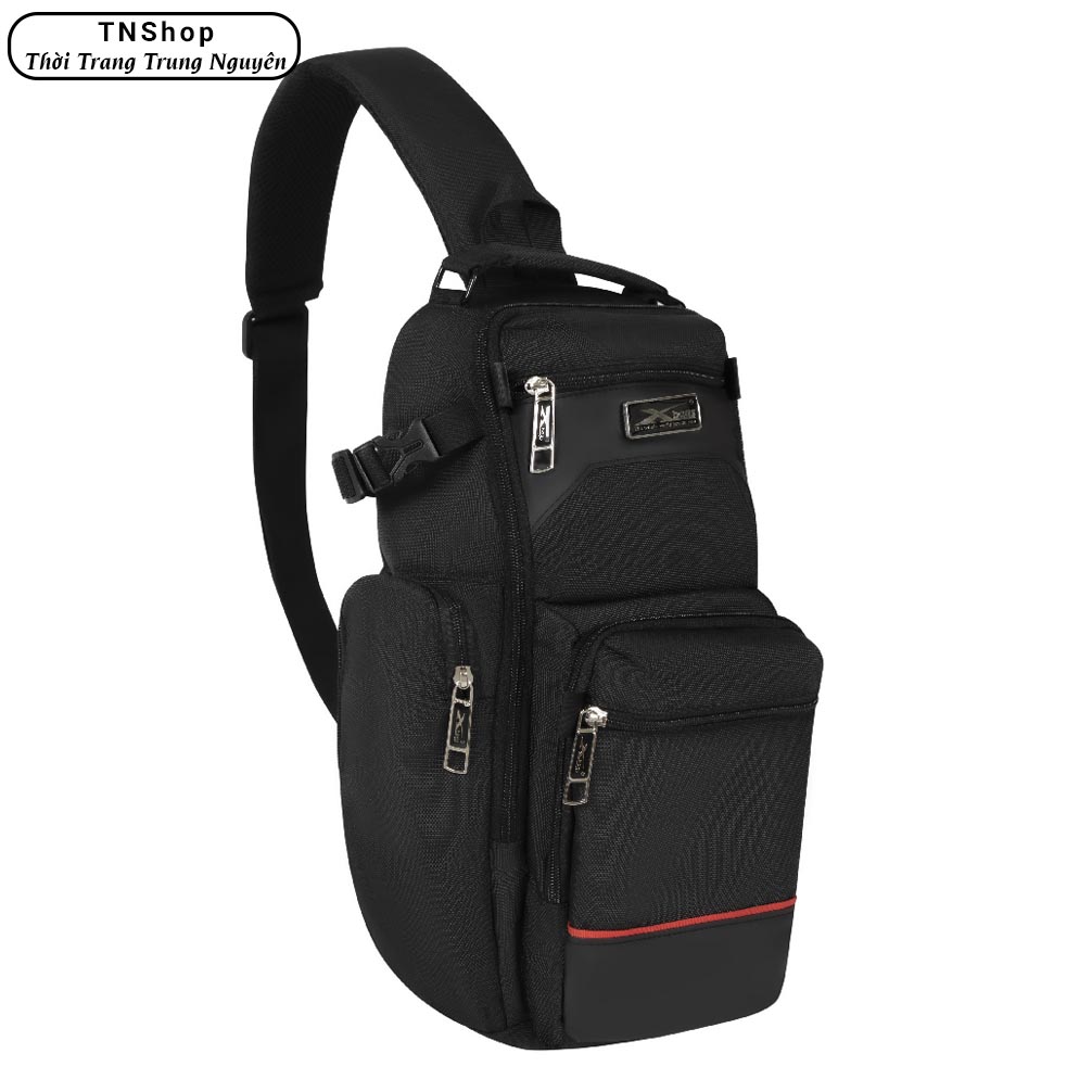 Túi Đeo Chéo Xbags Apex XB 9103 - Túi Bao Tử Thời Trang, Vải Chống Nước Cao Cấp, Nhiều Ngăn Tiện Lợi Đựng iPad, Phong Cách Cá Tính