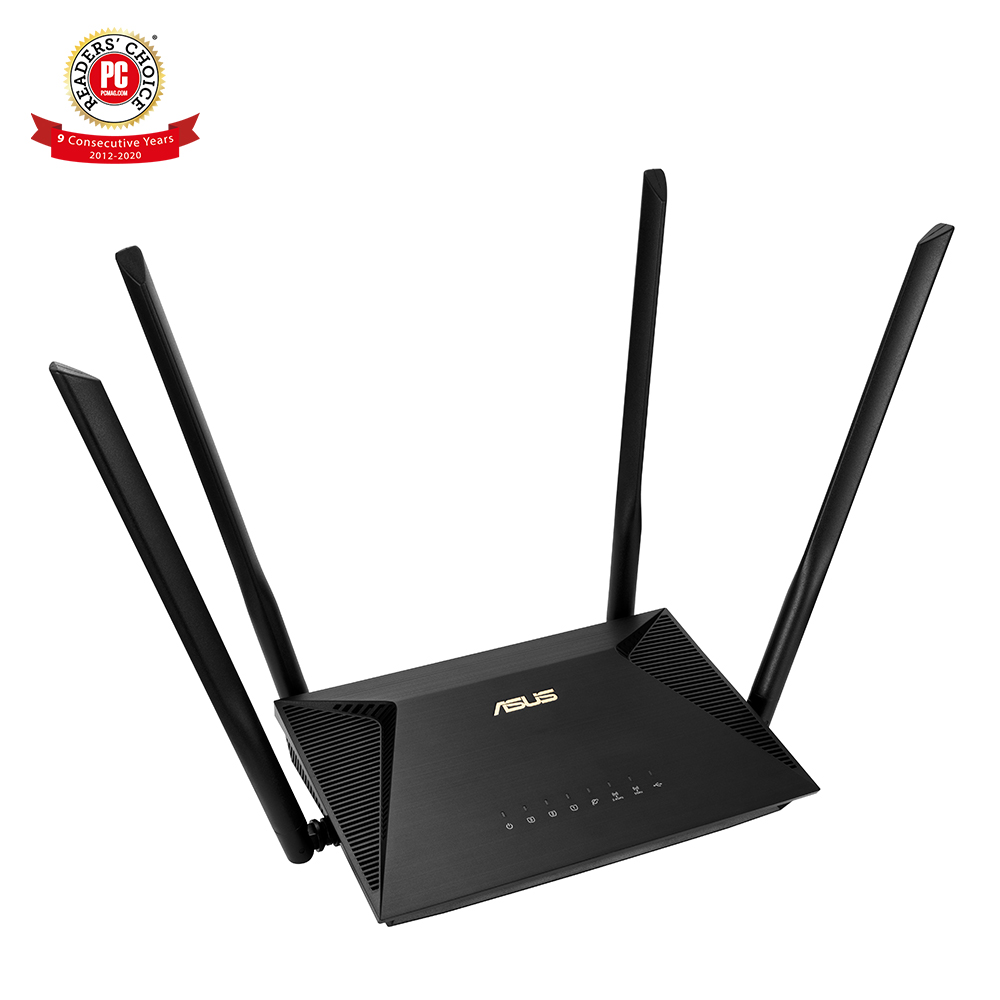 Gaming Router Wifi Băng Tần Kép ASUS RT-AX53U AX1800 MU-MIMO AiProtection- Hàng Chính Hãng