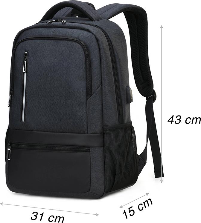 Balo laptop thời trang - du lịch - công sở nam, nữ cao cấp- phong cách năng động, cá tính, trẻ trung - chống sốc và va đập hiệu quả -  thiết kế thông minh, hiện đai tích hợp ổ cắm USB- thời thượng, xu hướng - SL33