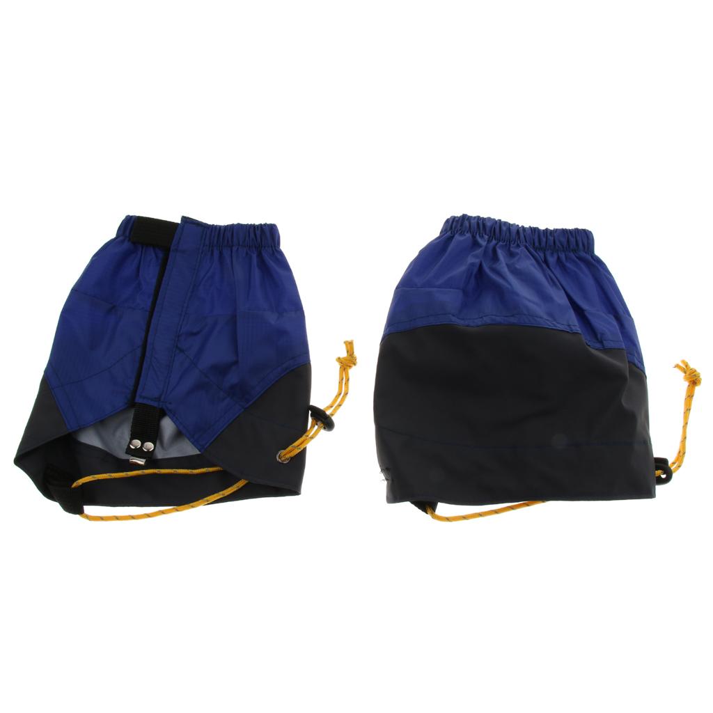 Outdoor Hiking Walking Climbing Hunting Snow Legging Leg Gaiters blue