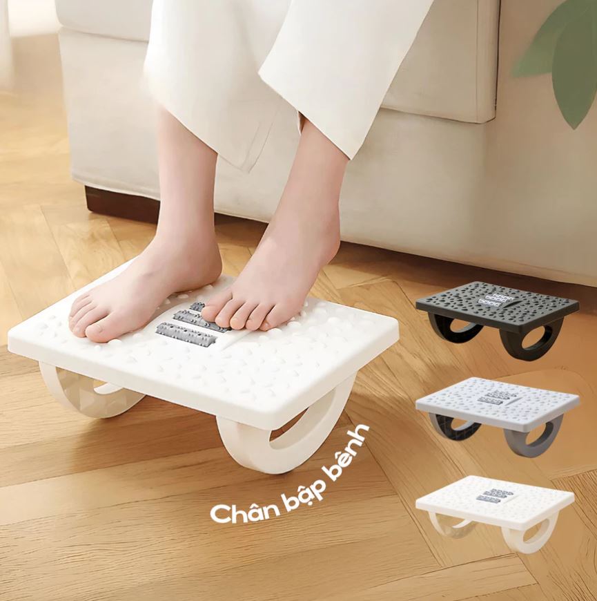 Ghế Gác Chân Massage Công Thái Học Kê Chân Thư Giãn Giảm Stress Cho Văn Phòng Sinh Viên