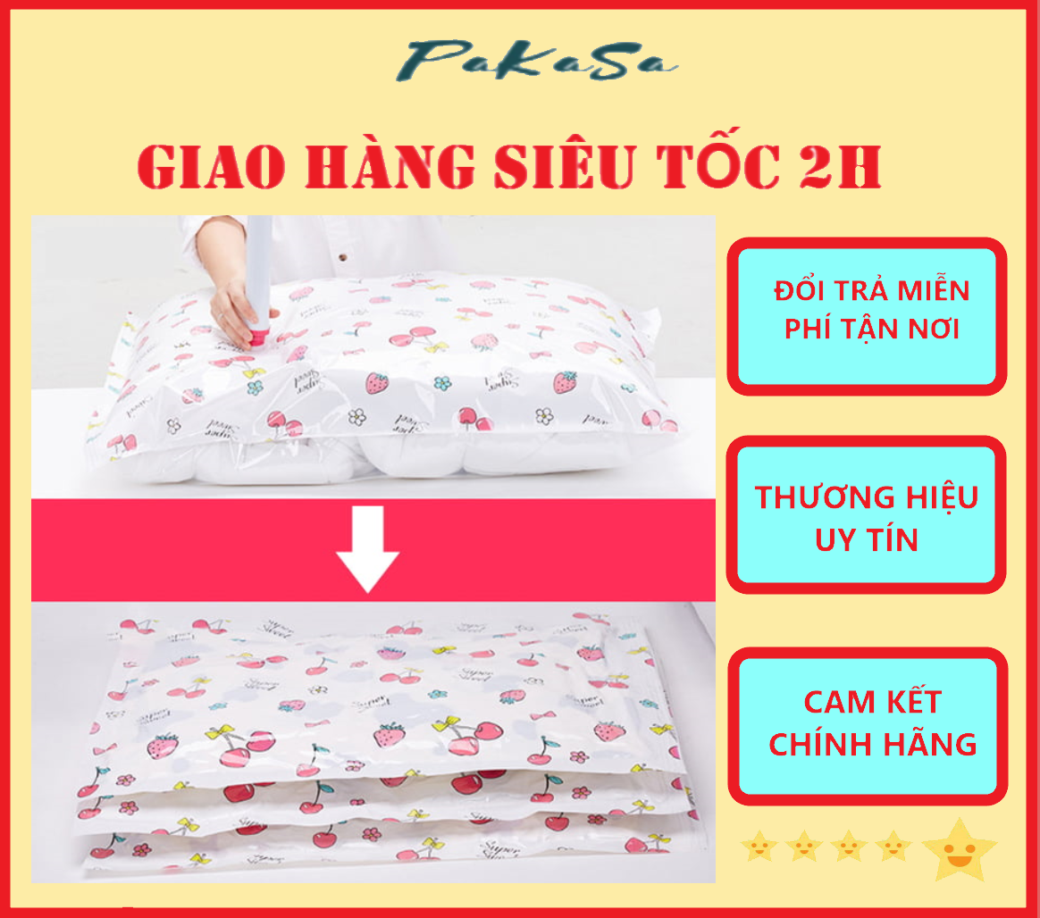 Bộ Nén Chân Không bơm Hút Chân Không Bằng Điện ( 1 Bộ Gồm 1 Máy Và 1 Túi Size 60 x 80 cm ) - Chính Hãng