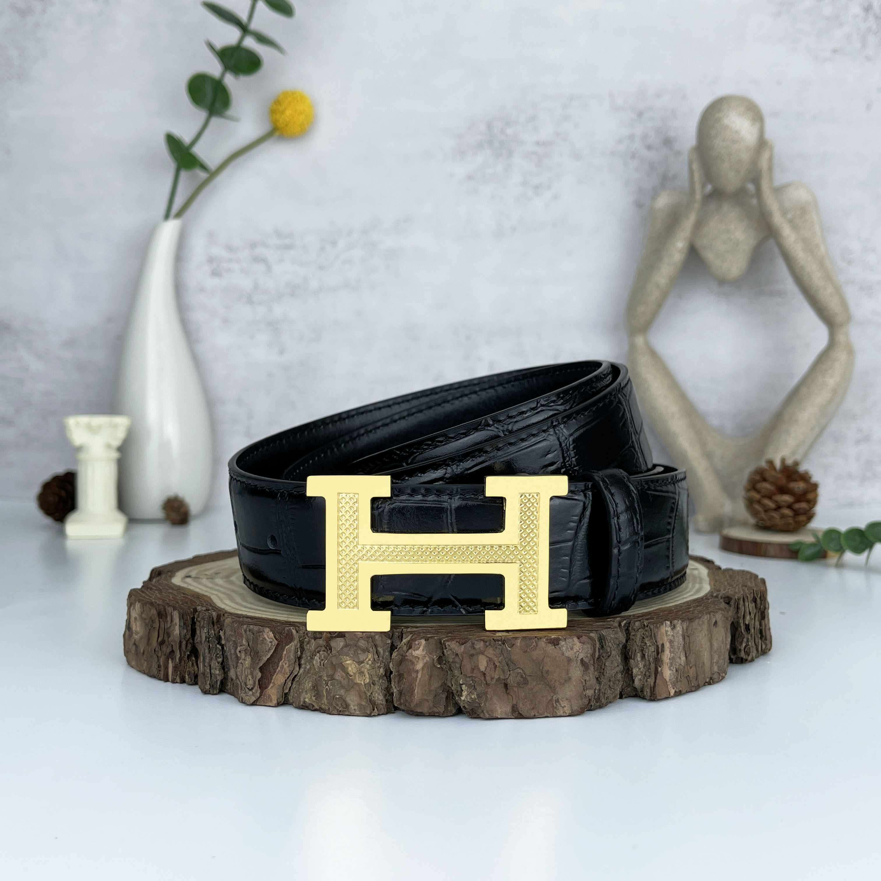 Thắt lưng Homme Linorvo - Luxury Italian Genuine Leather Belt