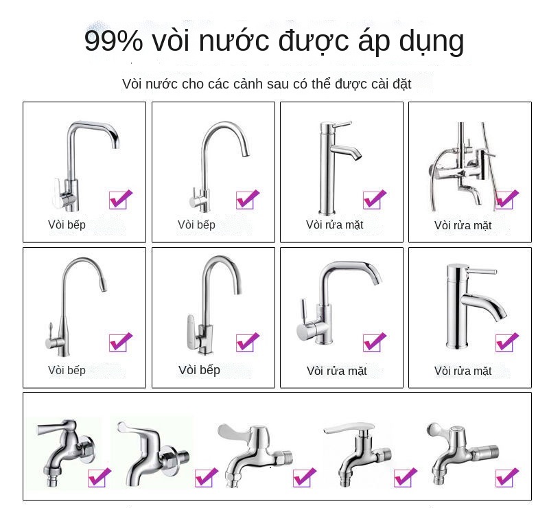 Vòi nước bếp ăn điều áp