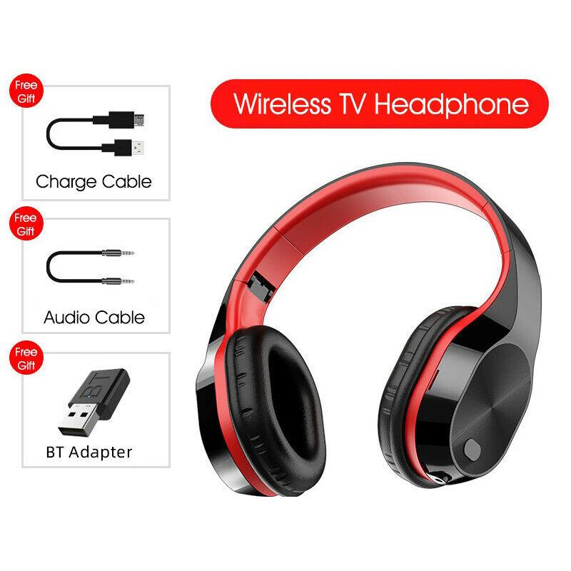 Tai Nghe Bluetooth Tai Nghe Không Dây 9D Stereo Âm Thanh Vòm Tai Nghe Tai Nghe Nhạc Với Bộ Phát Cho Truyền Hình Điện Thoại Máy Tính