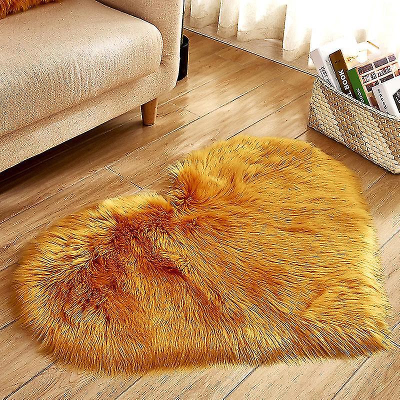 Hình dạng trái tim thảm thảm không trượt thảm dài trang trí cửa trang trí cửa trang trí 40*50 cm