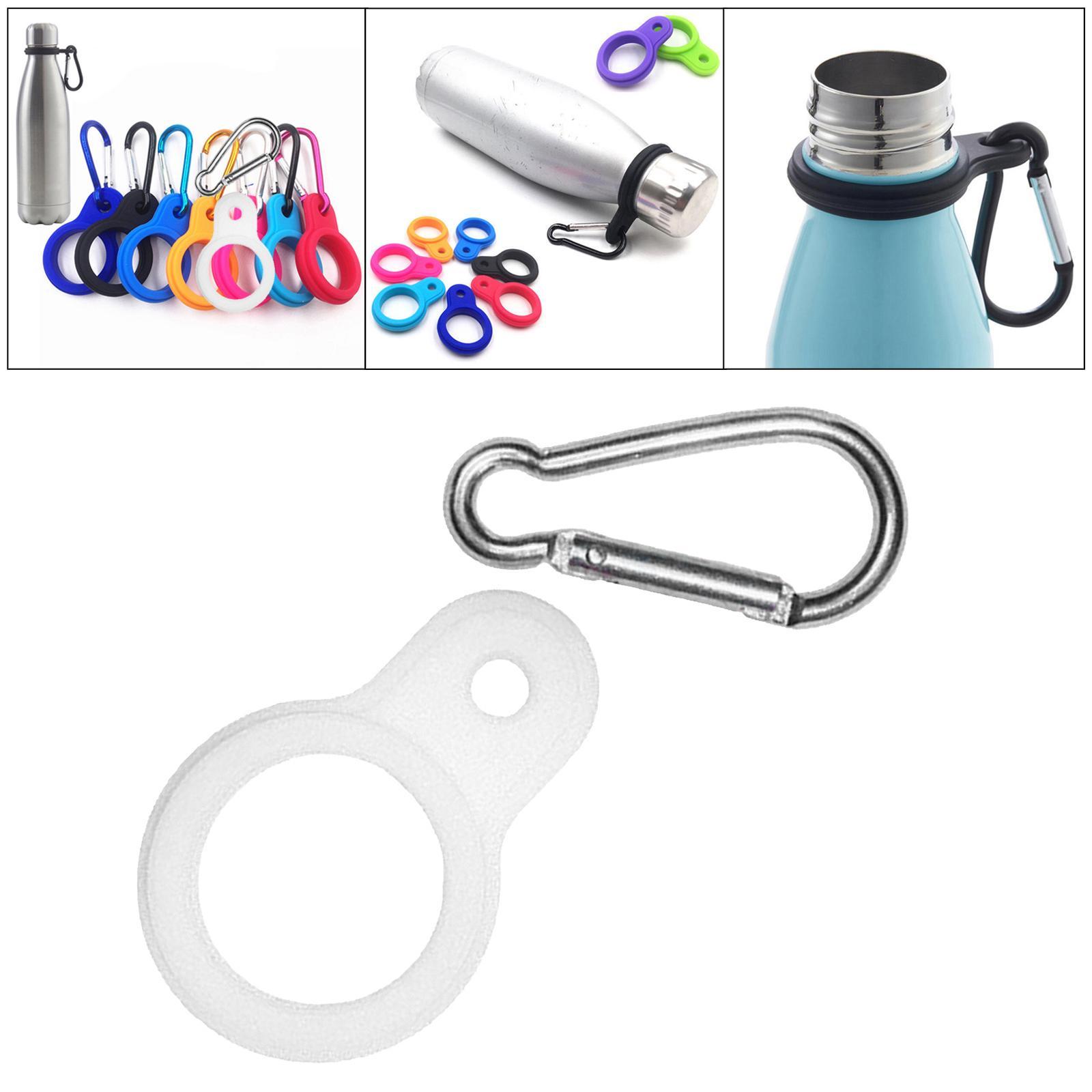 2 Pieces Water Bottle Holder Carabiner Buckle Clip Camping Sports