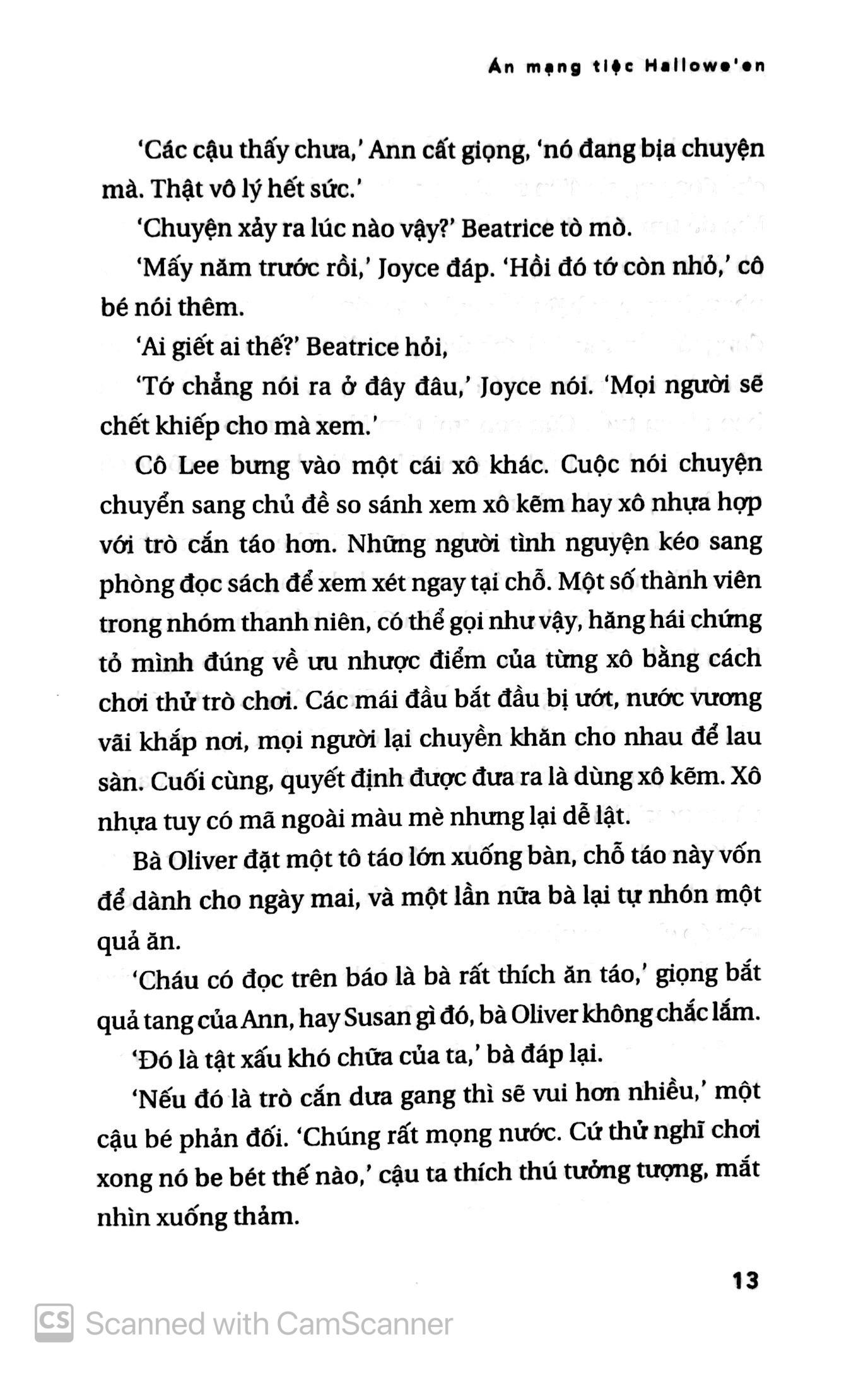 Sách Án Mạng Tiệc Hallowe'en