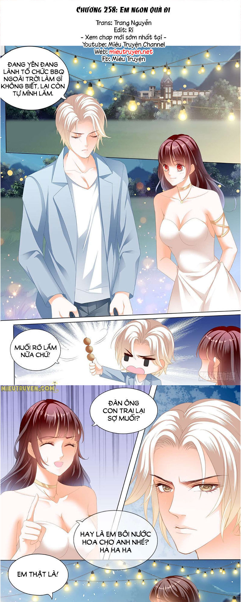 lóe thiểm hôn kiều thê mơ tưởng trốn chapter 258 3