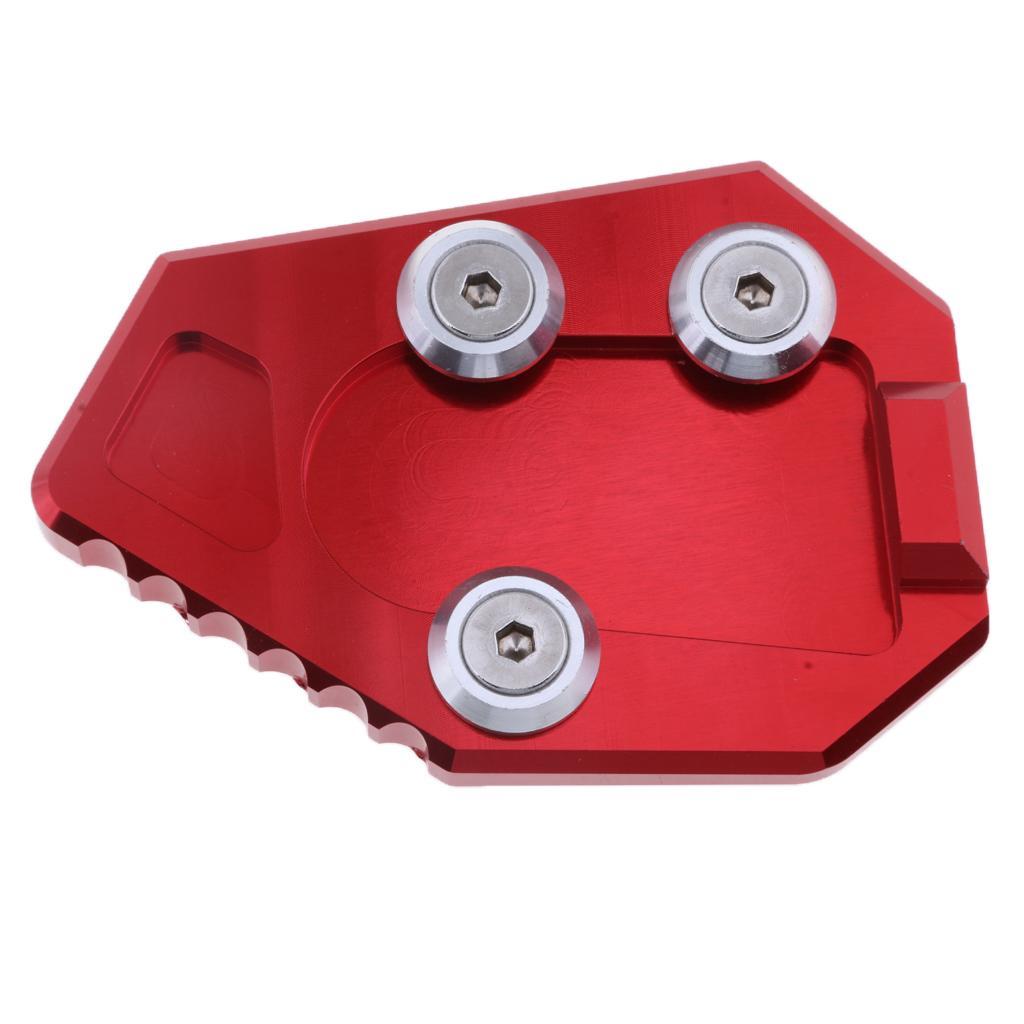 Red Metal Kickstand   Stand Extension Pad for  CB1000R 2015