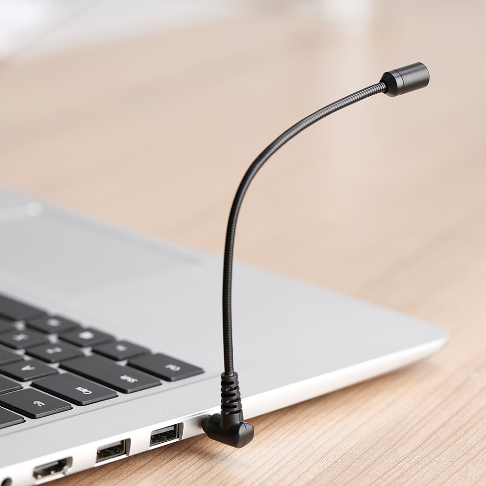 Mic Thu Âm Đa Hướng Mini Kèm Đầu Cắm Boya By-Um4 Cho iOs/Android Máy Tính Laptop Đen