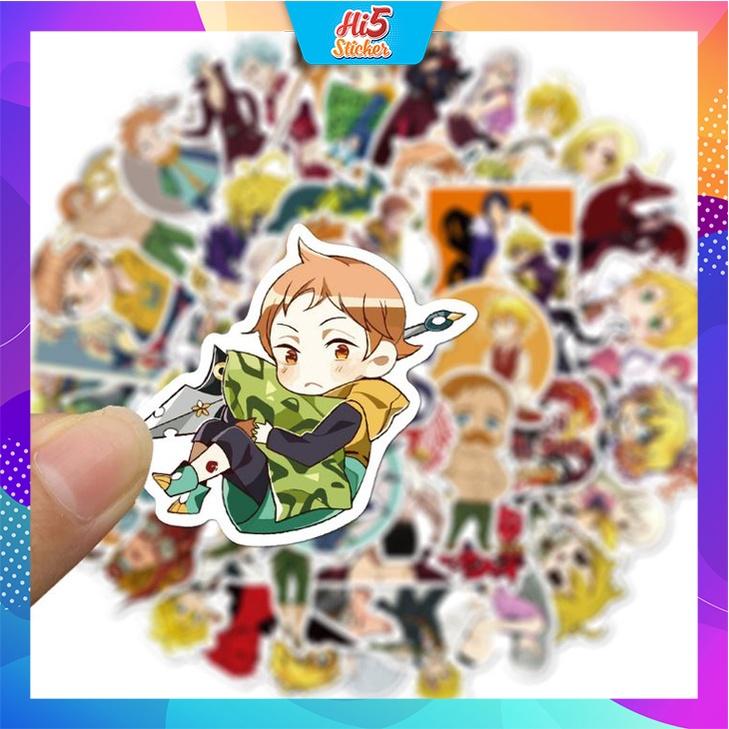 Sticker Hình Dán Trang Trí Anime Bảy Tỗi Lỗi Chết Người SevenDeadlySins ms#225