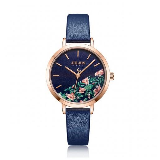 Đồng hồ Nữ JA-1089 JULIUS Hàn Quốc dây da