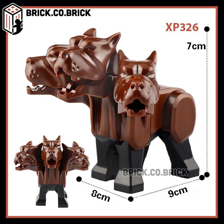 Đồ chơi Lắp ráp Động vật Chó ba đầu Cerberus trong phim Phù thủy Harry Potter XP326