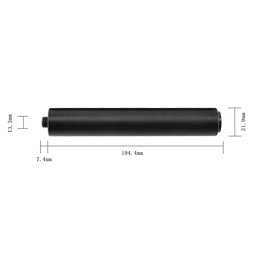 3x Professional Aluminum Cue Extension Extender for Mezz Billiards