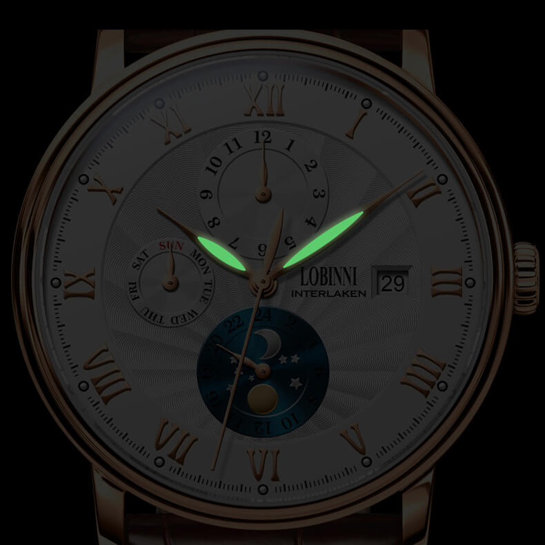 Đồng hồ nam chính hãng Lobinni No.1023LT