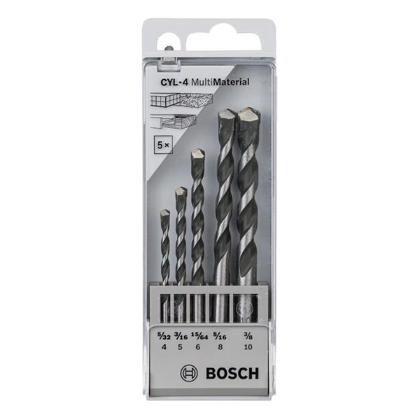 Mũi Khoan Đa Năng Bosch Bộ 5 Mũi (4/5/6/8/10 mm)