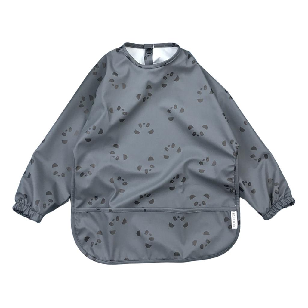 Full Long Sleeved Baby Bib Waterproof Bib for Babies Toddler Bibs 6-24 Months Eating Drinking Painting Feeding Apron with Pocket