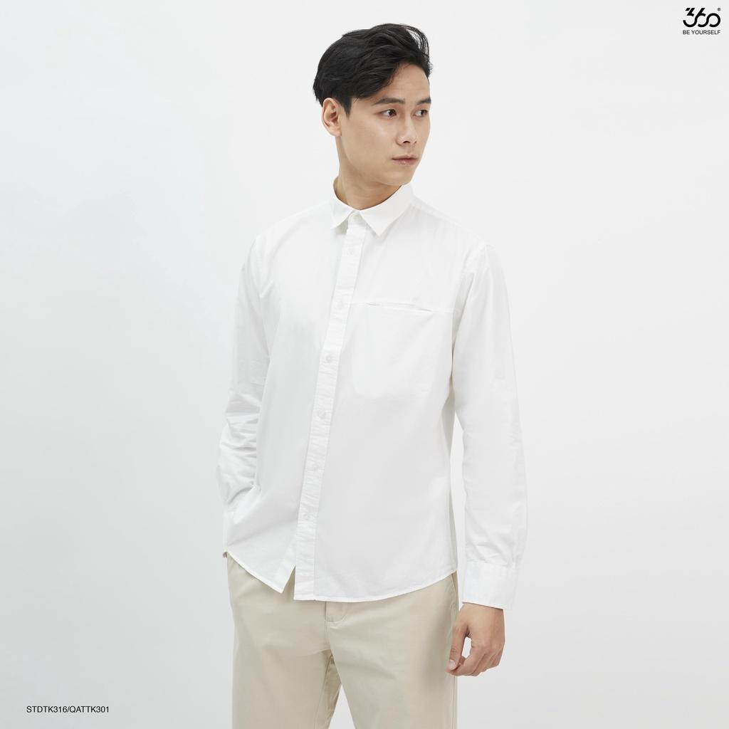 Áo sơ mi dài tay nam local brand 360 BOUTIQUE chất vải cao cấp form Regualar Fit - STDTK316