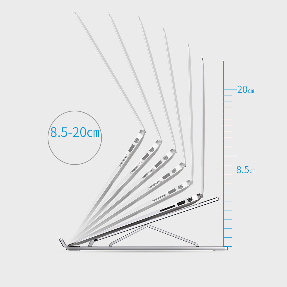Giá Đỡ Tản Nhiệt Cho Macbook, Laptop Điều Chỉnh Tầm Nhìn Có Thể Gấp Gọn - Nhiều Màu
