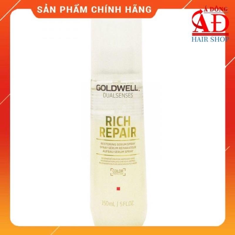 Xịt dưỡng Goldwell Dualsenses hair Spray dưỡng ẩm chống nhiệt giữ màu giữ nếp tóc uốn 150ml (ĐỨC