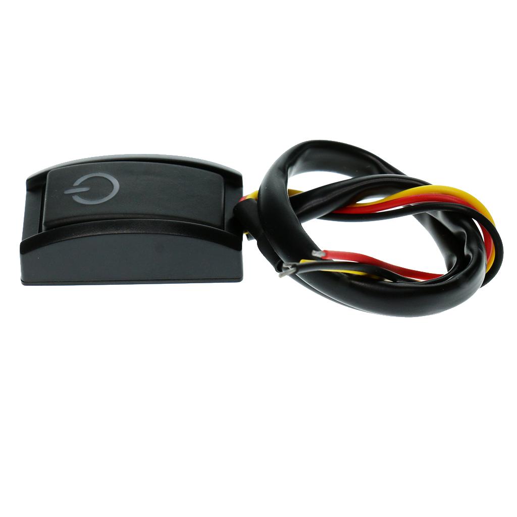 2xDC12V 200mA 2.4W Car Auto Vehicle On/Off Push Button Switch for Universal