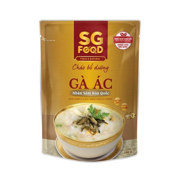 Combo 3 Cháo Bổ Dưỡng SG Food 240g (2 Tổ Yến Cá Hồi, 1 Gà Ác)