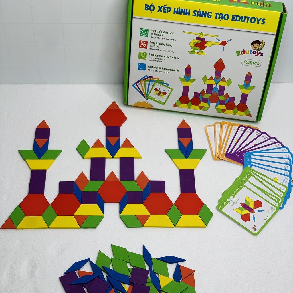 Đồ Chơi Ghép Hình Khối Montessori 155 Chi Tiết Rèn Luyện Phát Triển Trí Tuệ Cho Bé - DC264